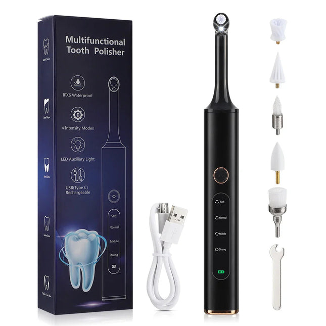 SmilePro | 5-in-1 Wireless Tooth Polisher with Adjustable Speed | Portable Dental Care for Brightening Your Smile 0