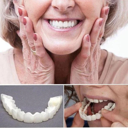 Smile Enhancer | Upper and Lower Tooth Covers with Realistic Design | Comfortable Fit for Instant Confidence 2