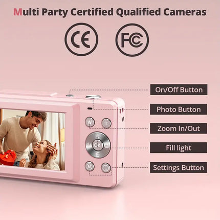 SnapEra | Compact Retro Camera with 1080P Video Recording | Lightweight Design for Easy Portability 2