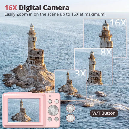 SnapEra | Compact Retro Camera with 1080P Video Recording | Lightweight Design for Easy Portability 3
