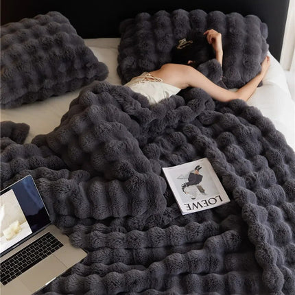 SnugWrap | Luxury Plush Blanket with Ultra-Soft Fleece | All-Season Comfort for Cozy Evenings 6
