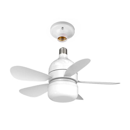 Socket Series | Flush Mount Ceiling Fan with LED Light & Remote Control | Bright Illumination for Enhanced Comfort 2