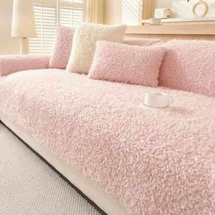 Thick Sofa Cover for Winter, Dustproof Sofa Cushion Cover for Living Room – image 6