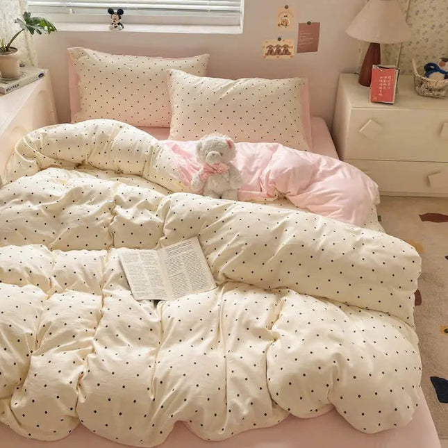 Soft Cloud | Bedding Set with Pre-Washed Microfiber for Cozy Comfort | Complete 4-Piece Set for Luxurious Sleep 0