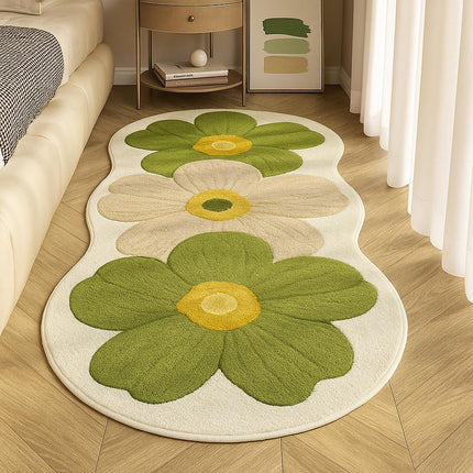 Soft Floral Area Rug with Non-Slip Backing | Plush Comfort for Cozy Spaces 11