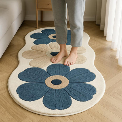 Soft Floral Area Rug with Non-Slip Backing | Plush Comfort for Cozy Spaces 7