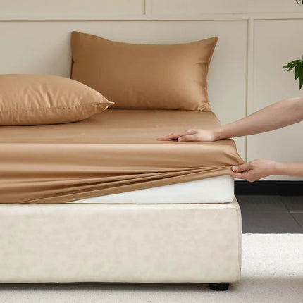 Soie Royale | Mulberry Silk Fitted Sheet with Elastic Bands | Hypoallergenic Comfort for Restful Sleep 10