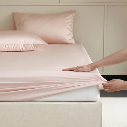 Soie Royale | Mulberry Silk Fitted Sheet with Elastic Bands | Hypoallergenic Comfort for Restful Sleep 11