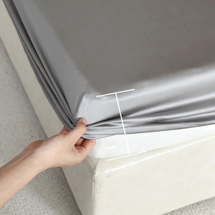 Soie Royale | Mulberry Silk Fitted Sheet with Elastic Bands | Hypoallergenic Comfort for Restful Sleep 2