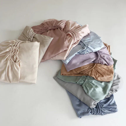 Soie Royale | Mulberry Silk Fitted Sheet with Elastic Bands | Hypoallergenic Comfort for Restful Sleep 6