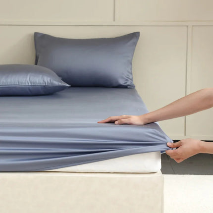 Soie Royale | Mulberry Silk Fitted Sheet with Elastic Bands | Hypoallergenic Comfort for Restful Sleep 8