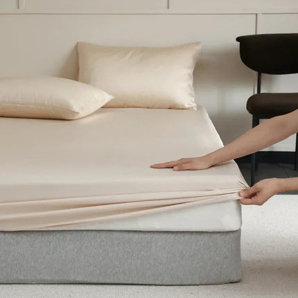 Soie Royale | Mulberry Silk Fitted Sheet with Elastic Bands | Hypoallergenic Comfort for Restful Sleep 9
