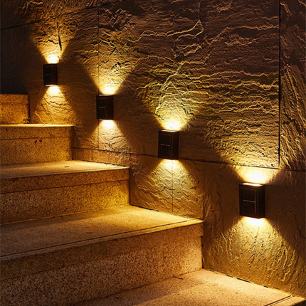 SolarGlow | Wireless Solar LED Wall Lamps with Automatic Lighting | Eco-Friendly Outdoor Lighting for Your Garden 1