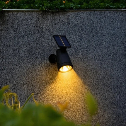 Solar Powered Garden Spotlight with 9 Color Options | Automatic Dusk-to-Dawn Lighting for Outdoor Spaces