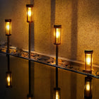 Solar Powered Torch Light with Integrated Solar Panel | Eco-Friendly Outdoor Illumination for Gardens and Patios