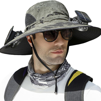 Solar Breeze | Solar Powered Fan Hat with Adjustable Size & Dual Power Design | Stay Cool Outdoors 14