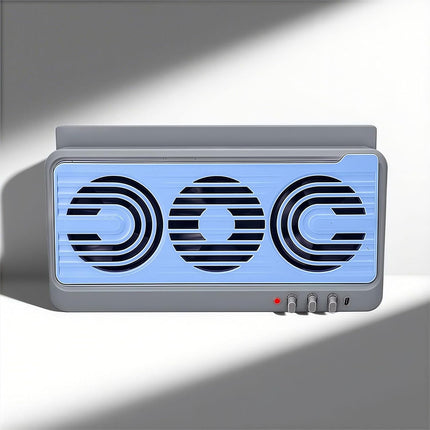 Solar Car Window Fan | Dual Duct Design for Efficient Airflow | Lightweight Cooling Accessory for Year-Round Comfort 5
