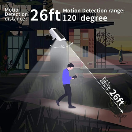Solar Motion Sensor Light | 2000 Lumens Outdoor Floodlight for Enhanced Security 6