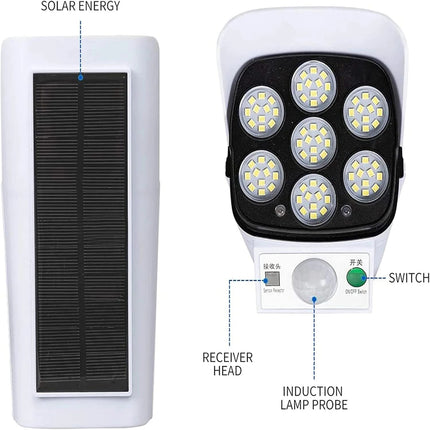 Solar Motion Sensor Light | 2000 Lumens Outdoor Floodlight for Enhanced Security 8