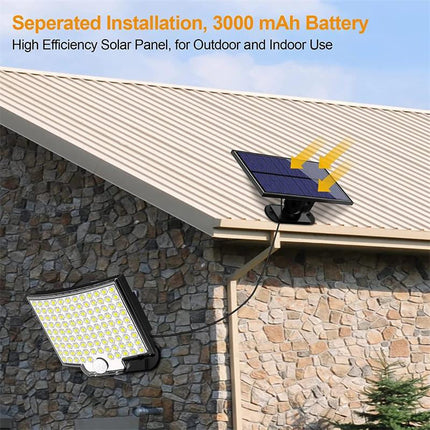 Solar Outdoor Light | 106 LED Motion Sensor with Adjustable Modes | Energy-Efficient Illumination for Gardens and Driveways 0