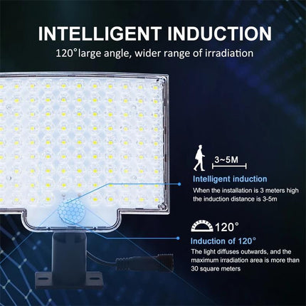 Solar Outdoor Light | 106 LED Motion Sensor with Adjustable Modes | Energy-Efficient Illumination for Gardens and Driveways 4