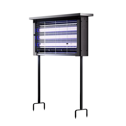 Solar Power Bug Zapper | 1000V Grid & UV Technology | Chemical-Free Protection for Outdoor Spaces 0