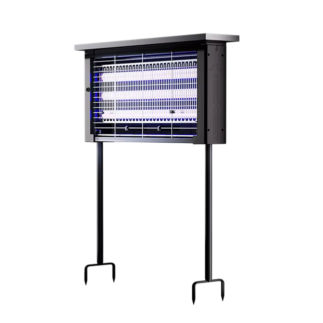Solar Power Bug Zapper | 1000V Grid & UV Technology | Chemical-Free Protection for Outdoor Spaces 0