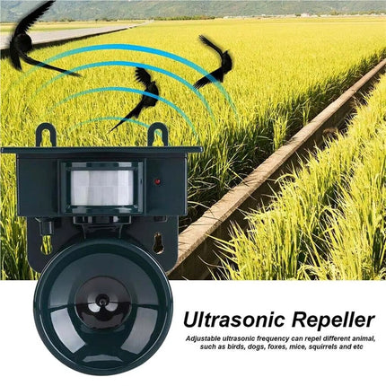 Solar Powered Ultrasonic Bat Repellent | Humane Deterrent for Effective Wildlife Management 0