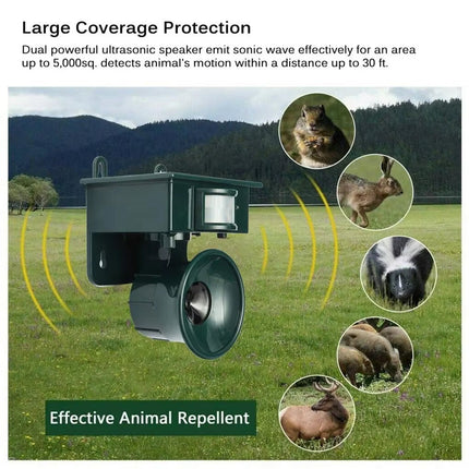 Solar Powered Ultrasonic Bat Repellent | Humane Deterrent for Effective Wildlife Management 6