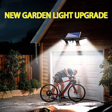 Solar Security Light | Triple-Head Outdoor Illumination with Motion Detection | Weather-Resistant Design for Enhanced Safety 6