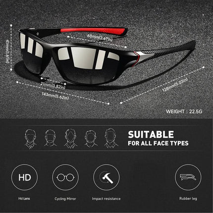 Solarion | Sport Sunglasses with Polarized Lenses & UV400 Protection | Lightweight Design for Ultimate Comfort 7