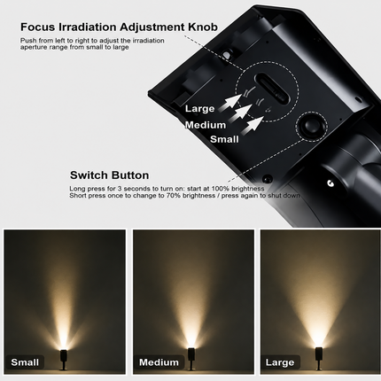 Solar Powered Spotlights, Outdoor Solar Lights for Garden and Pathway – image 6
