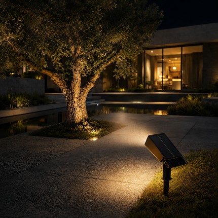 Solar Powered Spotlights, Outdoor Solar Lights for Garden and Pathway – image 4