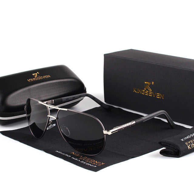 Polarized Sunglasses for Men, Aviator Sunglasses with UV400 Protection, Mens Shades for Driving and Hiking_01