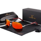 Polarized Sunglasses for Men, Aviator Sunglasses with UV400 Protection, Mens Shades for Driving and Hiking