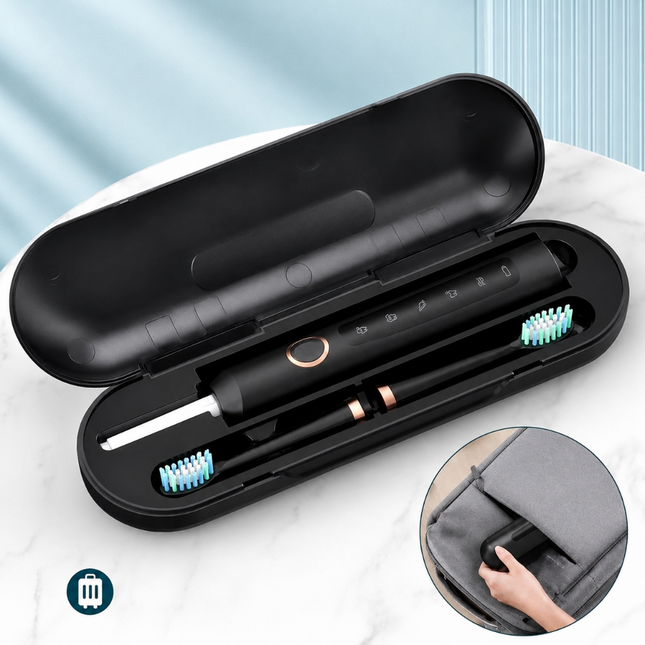 Sonic Clean | Electric Toothbrush Travel Set with 6 Modes & Timer | Rechargeable Oral Care Solution 1