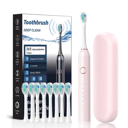 Sonic Clean | Electric Toothbrush Travel Set with 6 Modes & Timer | Rechargeable Oral Care Solution 3