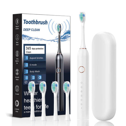 Sonic Clean | Electric Toothbrush Travel Set with 6 Modes & Timer | Rechargeable Oral Care Solution 4