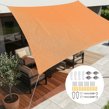 Rectangular Shade Sail with UV Protection, Water Resistant Outdoor Patio Shade for Backyard – image 10