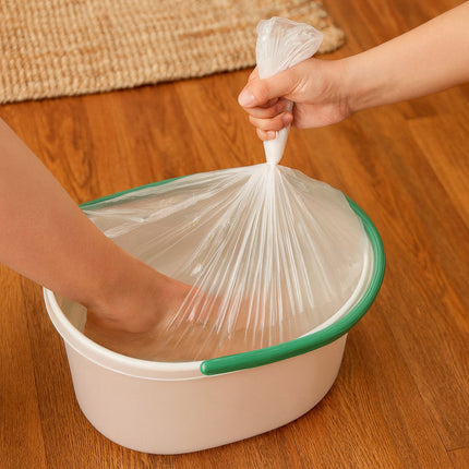 Spa Essentials | Foot Spa Liner Set with Disposable Plastic Bags | Easy Cleanup for Hygienic Pedicure Sessions 1