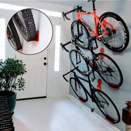 SpaceSaver | Bike Wall Holder with High-Carbon Steel Design | Efficient Storage Solution for All Bike Types 0