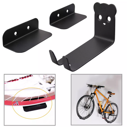 SpaceSaver | Bike Wall Holder with High-Carbon Steel Design | Efficient Storage Solution for All Bike Types 3