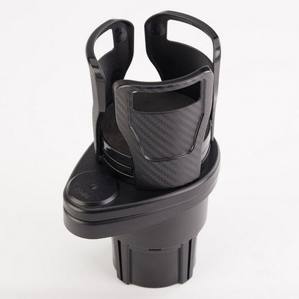 Space Saver | 2-in-1 Car Cup Holder with Adjustable Base | Rotating Design for Easy Access 0