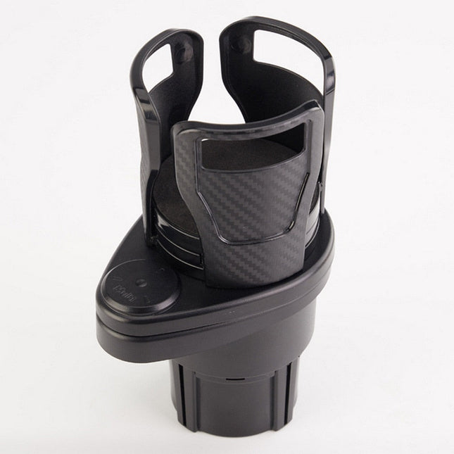 Space Saver | 2-in-1 Car Cup Holder with Adjustable Base | Rotating Design for Easy Access 0