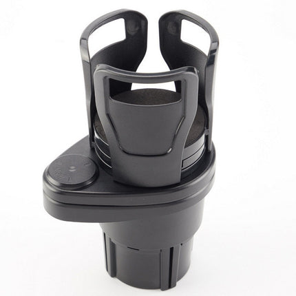 Space Saver | 2-in-1 Car Cup Holder with Adjustable Base | Rotating Design for Easy Access 4