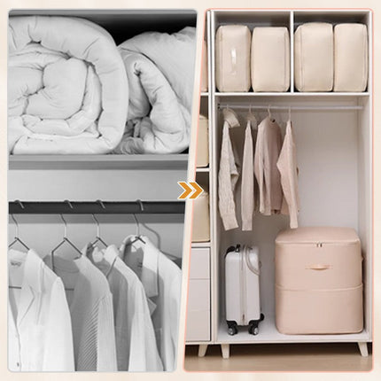 Space Saver | Self-Compression Storage Bags with Built-In Zipper | Durable Organizer for Clothes and Bedding 3