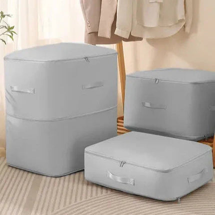 Space Saver | Self-Compression Storage Bags with Built-In Zipper | Durable Organizer for Clothes and Bedding 9