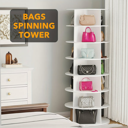 Space Saver | Shoe Rack for Closet with 360° Rotating Design | Multi-Tier Organizer for Efficient Shoe Storage 1
