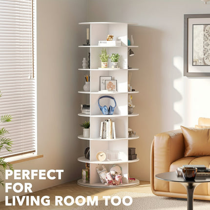 Space Saver | Shoe Rack for Closet with 360° Rotating Design | Multi-Tier Organizer for Efficient Shoe Storage 3