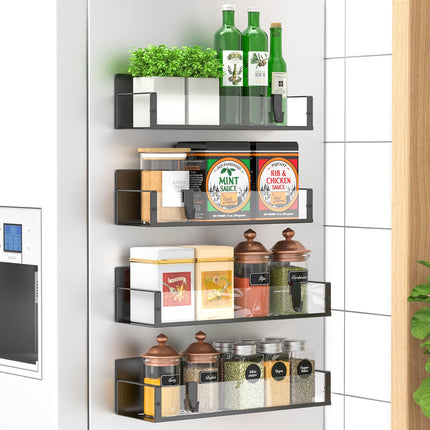 SpiceGrip | Magnetic Spice Rack Set with Strong Grip | Space-Saving Organizers for Easy Access 7